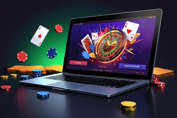Hacksaw Gaming slot interface on ingat123 login mobile showing reels and payout display